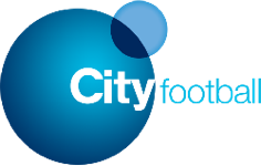 City football group logo partner with the football api