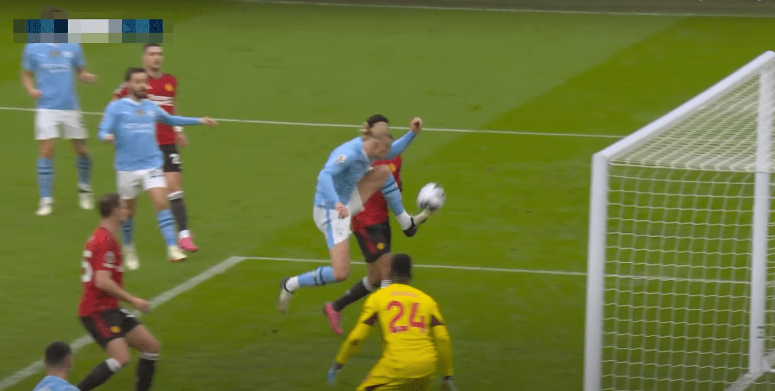 Haaland shot