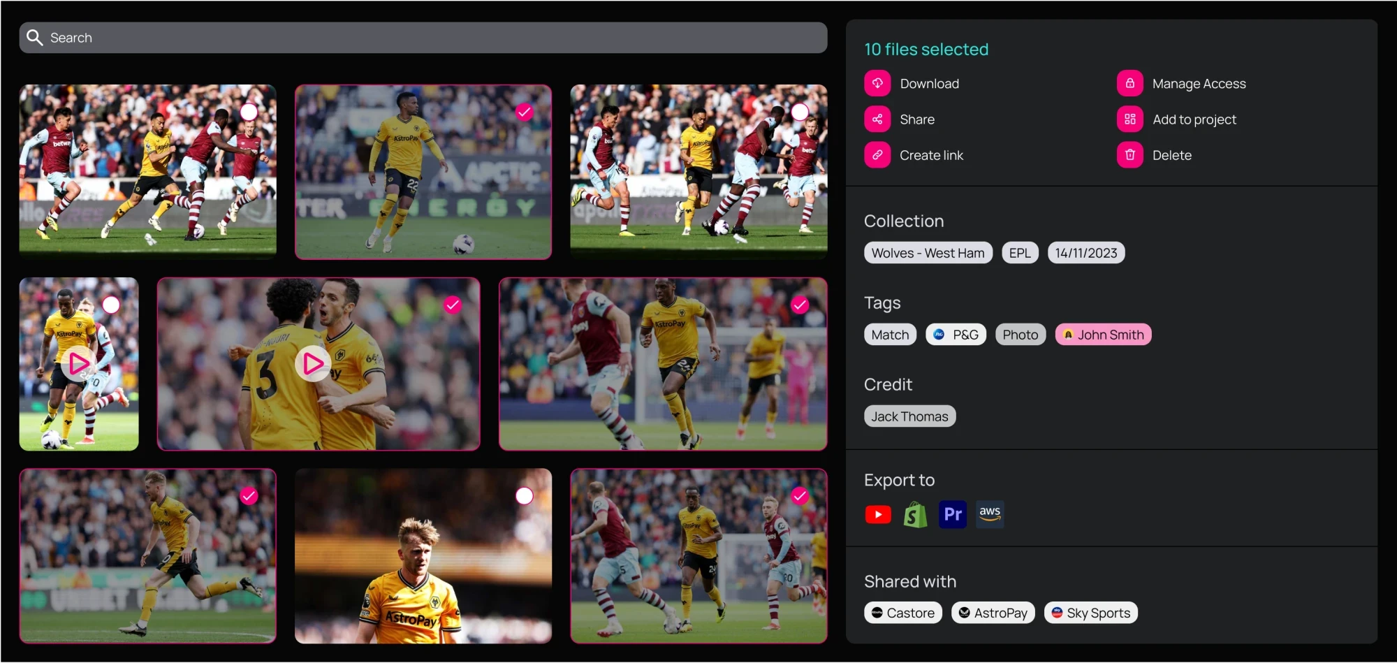 ScorePlay page