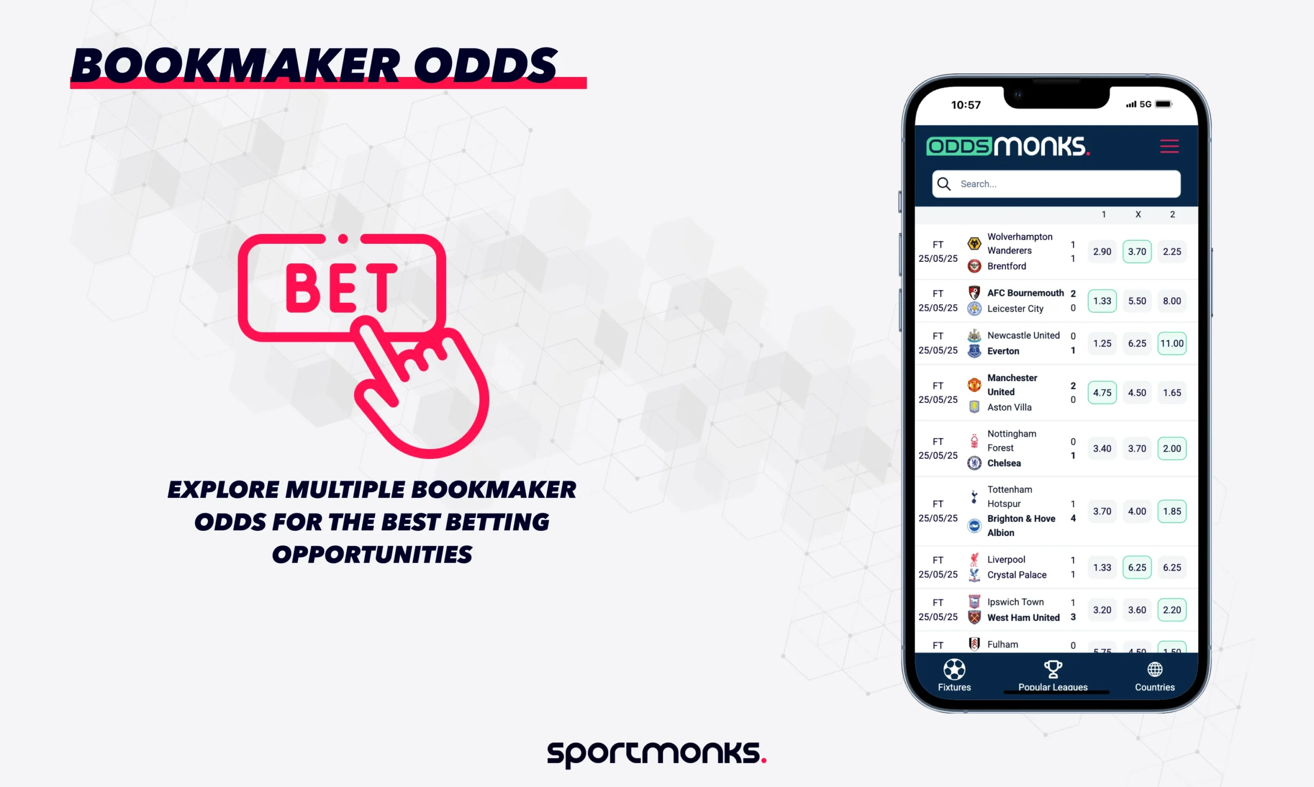 Bookmaker odds