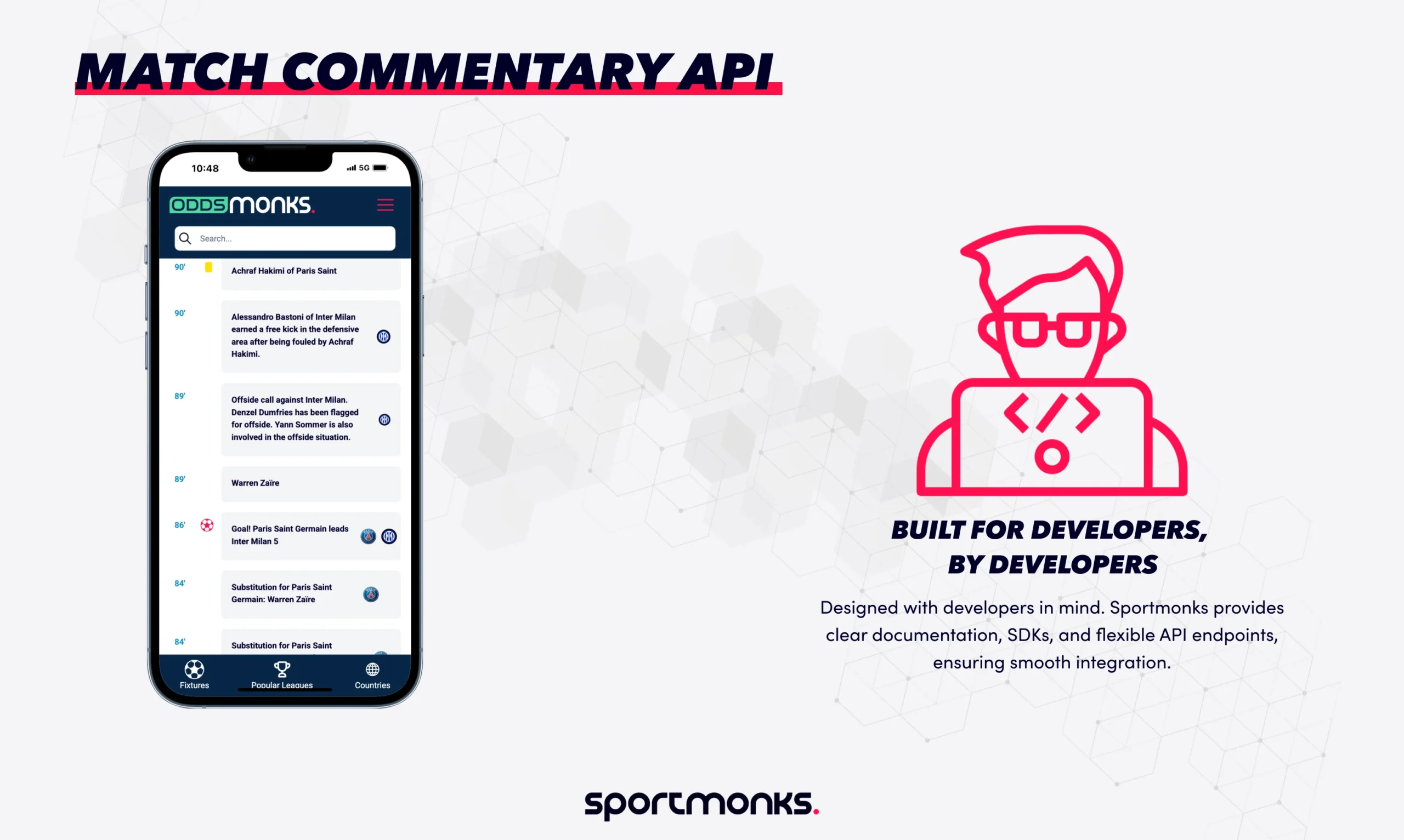 Match Commentary API