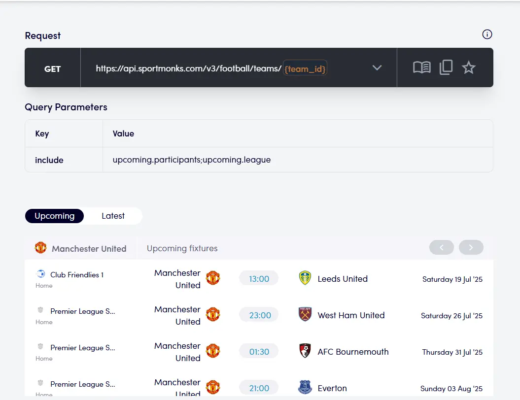 fixture-result-widget