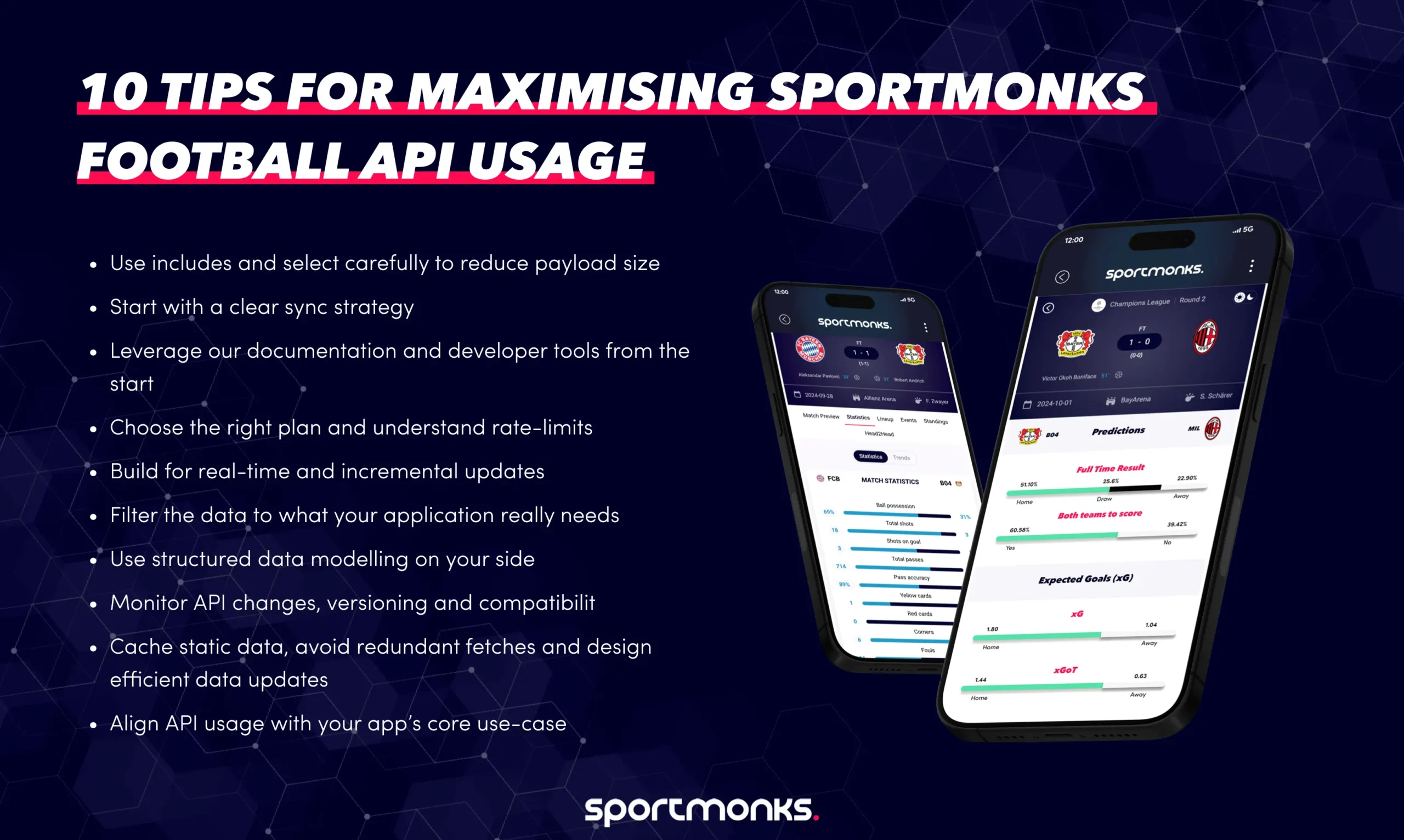 10 Tips for Maximising Sportmonks Football API Usage (Best Practices for Developers)