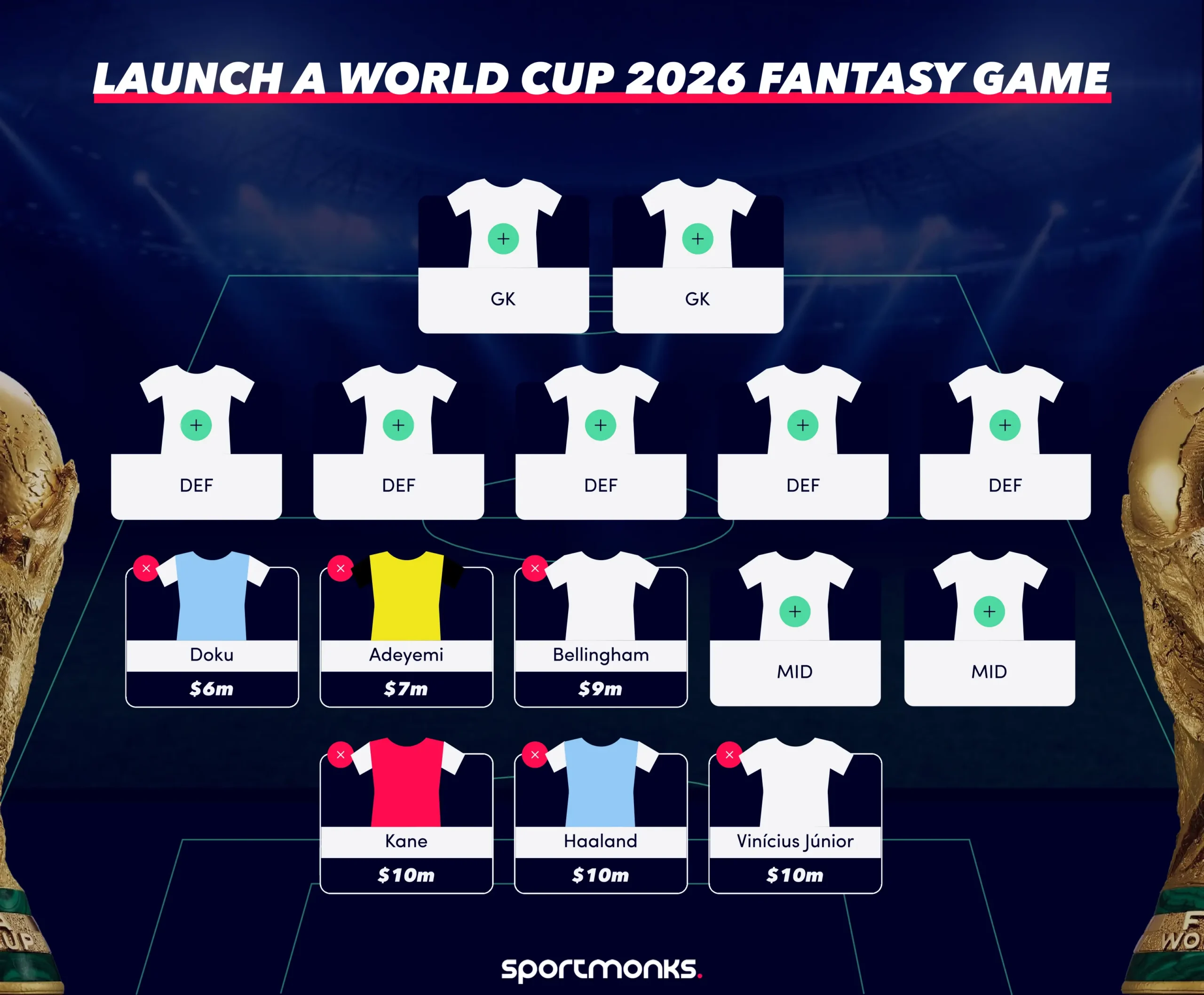 Launch a World Cup 2026 fantasy game