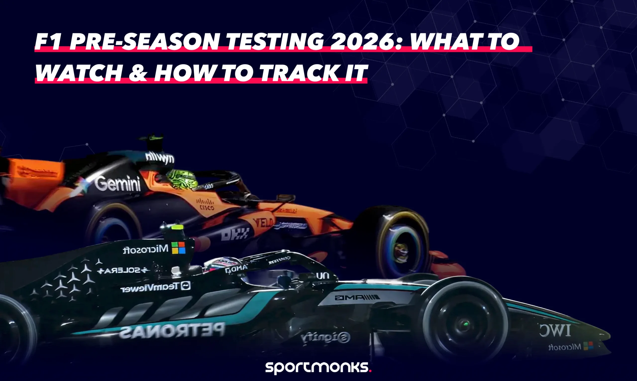 F1 Pre-season testing 2026: What to watch & how to track it