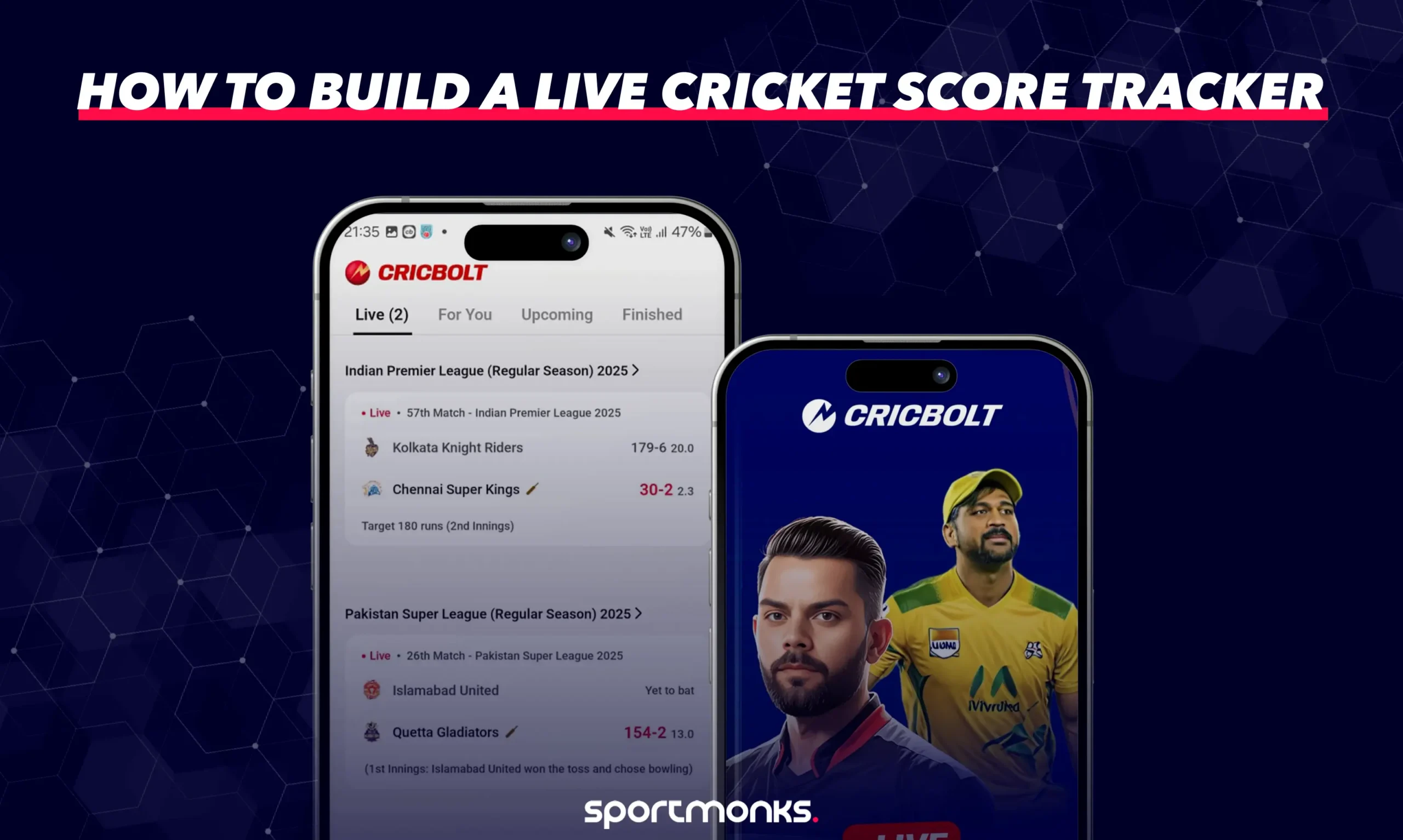 How to build a live cricket score tracker