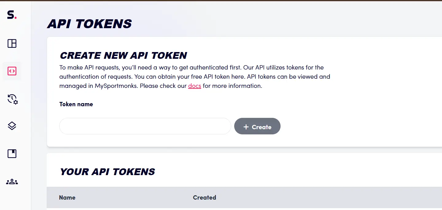 api token